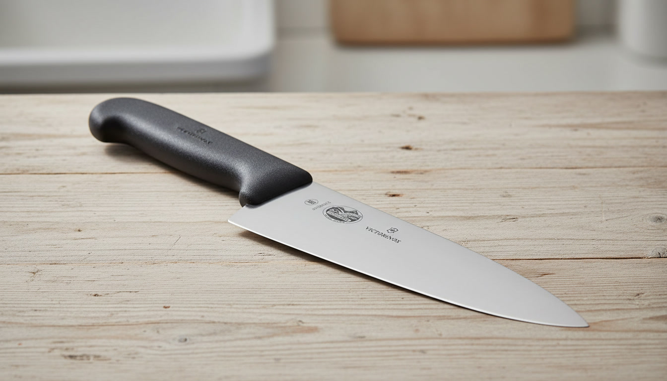 chef knife for beginners cutting vegetables