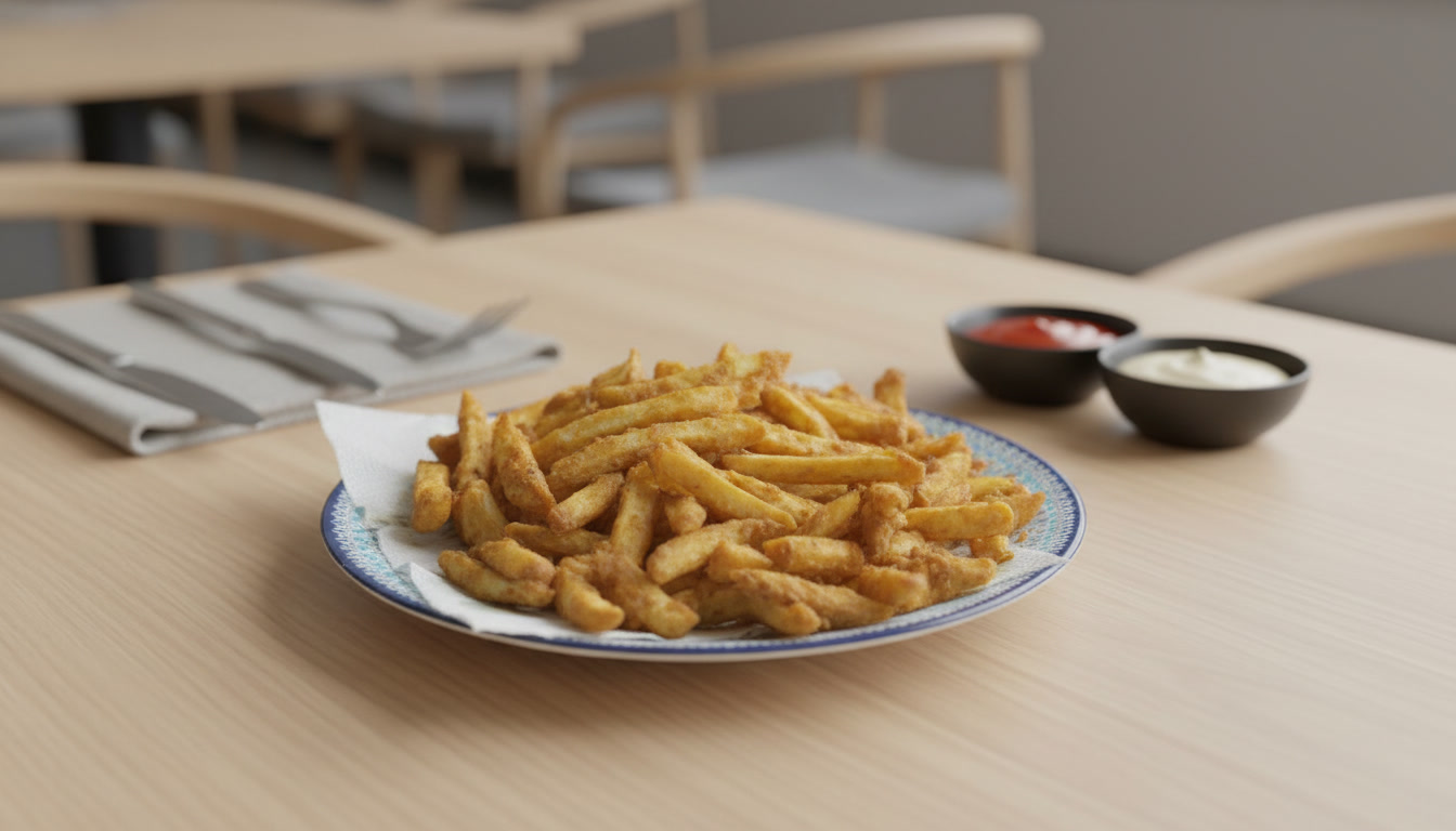 Potato Besan Fries (Crispy Gram Flour Potato Fries)