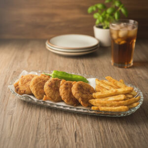 Chicken Potato Kebab (Crispy Chicken & Potato Patties)